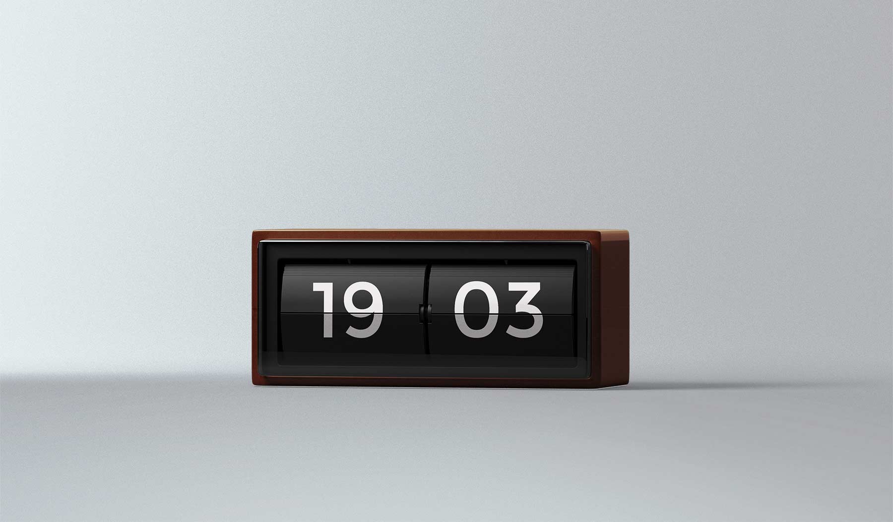 Black Flip Clock